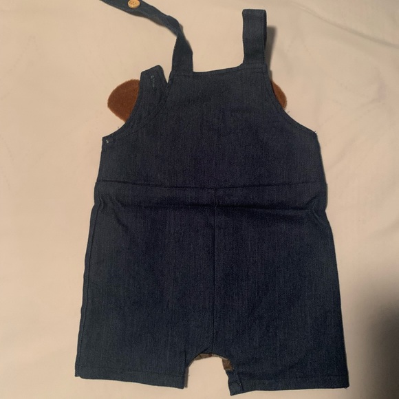 PatPat 100% cotton. 2 pcs baby clothes. Denim shorts with suspenders. - Picture 8 of 10